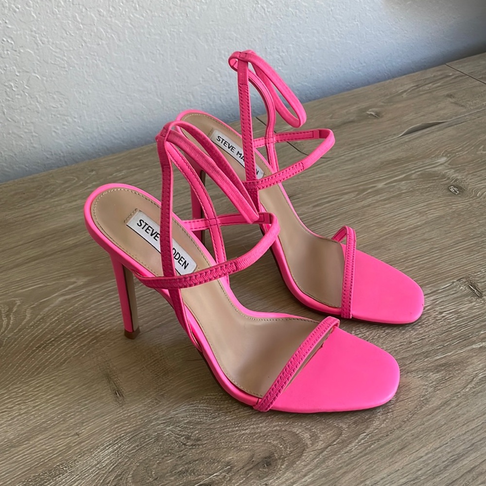 Pink Steve Madden Heels - Size 8W